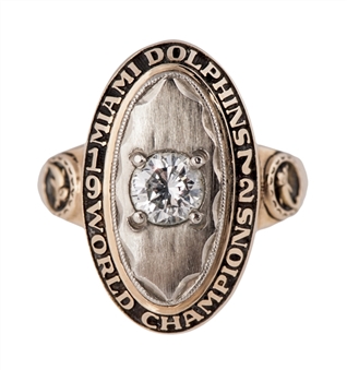 1972 Miami Dolphins  Super Bowl VII Championship Ring -Undefeated Season-(Front Office Staff- Womans )(Recipient LOA)